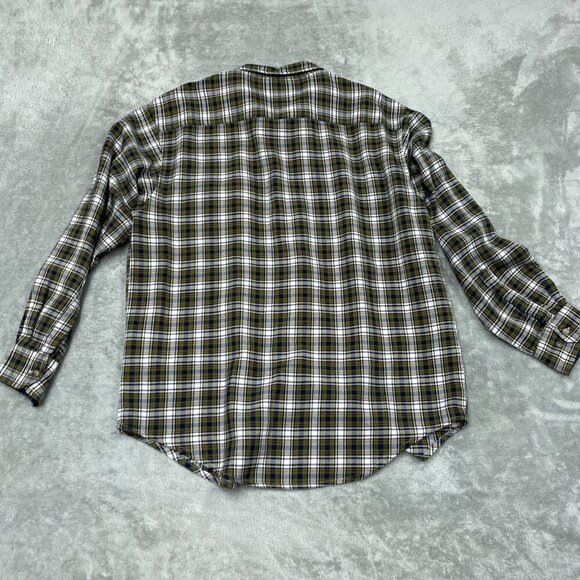 Northwest Territory Mens Medium Plaid Shirt Acrylic Nylon Western Style a0955 - Picture 5 of 7